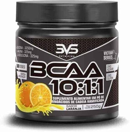 3VS Nutrition BCAA 10:1:1 250g - Sabor gourmet Laranja