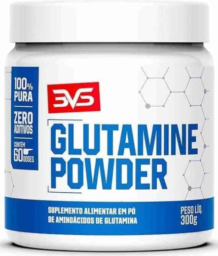 3VS Nutrition Glutamine Powder 300g 100% Glutamina Pura