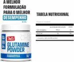 3VS Nutrition Glutamine Powder 300g 100% Glutamina Pura - Imagem 2