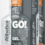 Atlhetica Nutrition GO ENERGY NOW GEL (10 sachês de 30g) Laranja com Acerola, Cor: Multicolorido.