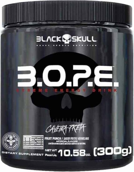 B.O.P.E Pré Treino - 300G Frutas Vermelhas - Black Skull, Black Skull