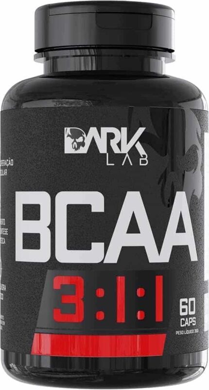 BCAA 3:1:1 Dark Lab, 60 Cápsulas, Aminoácidos, Recuperação Muscular