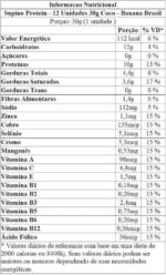 Banana Brasil Display Barra De Proteínas Coco Com Cobertura De Chocolate Branco Caixa Com 12 Unidades De 30G - Imagem 2