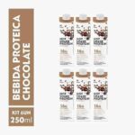 Bebida Proteica NotCo NotShake Protein Chocolate 6x250ml, 16g de Proteína, Ingredientes 100% Vegetais, Sabor Chocolate, Low Carb, Sem Lactose, Sem Açúcar Adicionado, Baixo em Gorduras, Vegetariano. - Imagem 2