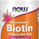 Biotina 10000mcg (120 Vcaps) Now Foods