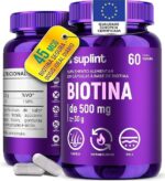 Biotina 45 mcg – Suplemento Vitamínico em Cápsulas Veganas | Sem Glúten e Sem OGM – 60 Cápsulas