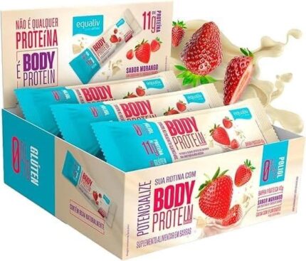 Body Protein Red Barra, 9 unidades, Equaliv