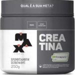 Creatina Monohidratada Creapure Em Pó 83 Doses Pote 250g Max Titanium
