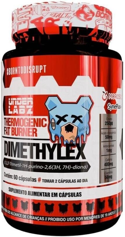 Dimethylex (60 capsulas - 30 Doses) Termogênico - Under Labz | Acelera o Metabolismo, Energia Prolongada, Foco – Fórmula Premium | Treinos intensos | Tecnologia Burn Matrix