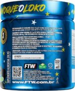 FTW Pré-Treino Diabo Verde Diploko em Pó com Cafeína, Aminoácidos Beta‑Alanina e Arginina para Treinos e Atividades Físicas - Pote 300 g (Blueberry Radioativo) - Imagem 3