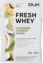 Fresh Whey Protein - Abacaxi e Coco Sachê 29g - 20g de Proteínas por Porção - Suplementos Naturais, Suplementação Treino Academia, Ganho Muscular Hipertrofia - DUX HUMAN HEALTH