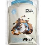 Fresh Whey Protein - Chocolate e Pasta de Amendoim Sachê 29g - 20g de Proteínas por Porção - Suplementos Naturais, Suplementação Treino Academia, Ganho Muscular Hipertrofia - DUX HUMAN HEALTH