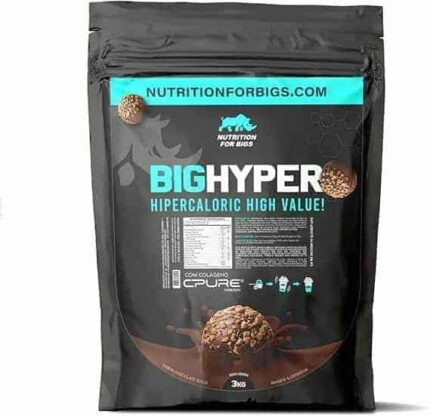Hipercalórico BigHyper com Creatina 3Kg Nutrition For Bigs Sabor Chocolate
