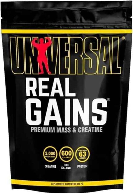 Hipercalórico Real Gains - Universal Nutrition (3Kg, Baunilha)