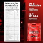 Integralmédica - Whey Protein Concentrado Baunilha 100% Pure - 20g de Proteína por Scoop, Suplementação Alimentar Pós-Treino, Fórmula Enriquecida com BCAAs - 900g - Imagem 2