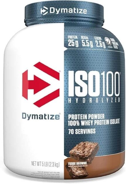 Iso 100 Whey Protein Isolado - 2300g Fudge Brownie, Dymatize