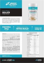 Isolate Prime Whey 900g Sabor Baunilha Bodyaction - Imagem 2