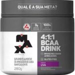 Max Titanium Bcaa 4: 1: 1 - 280G Drink Uva -