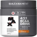 Max Titanium 4:1:1 Bcaa Drink (280G) - Sabor Laranja
