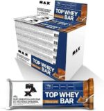 Max Titanium Top Whey Bar 12 Unidades De 41G (Doce De Leite)