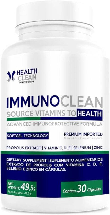 Multivitamínico Immunoclean - 30 Cápsulas - Health Clean