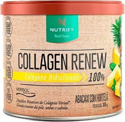 Nutrify - Colágeno Collagen Renew Verisol - 300g - Abacaxi com Hortelã
