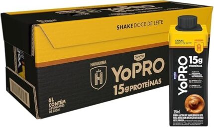 Pack YoPRO Bebida Láctea UHT Doce de Leite Havanna 15g de Proteínas 250ml - 24 unidades