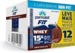Parmalat Fit Bebida Proteica Chocolate 15g de Proteína 250mL – 12 Unidades