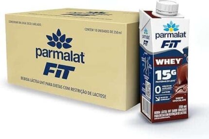 Parmalat Fit Bebida Proteica Chocolate 15g de Proteína 250mL – 18 Unidades
