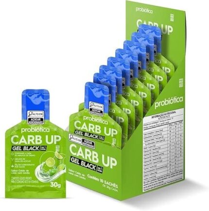 Probiótica Carb Up Black Gel (300G) Caixa 10 Unidades Caldo De Cana CLimão