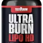 Termogênico Ultra Burn Lipo HD – Morosil® 400 mg + Cafeína, Cromo e Vitaminas para Auxílio na Queima de Gordura – 60 Cápsulas