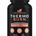 Termogênico à Base de Café Verde, Cafeína e Cromo, 60 Cápsulas de 550mg - Thermo Burn Natural Vitaminas