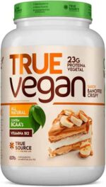 True Vegan Proteína Vegetal (837G) - Sabor Banoffee Crispy - True Source