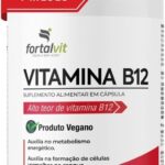 Vitamina B12 Ativa (metilcobalamina) Longa Duração 4 Meses de Uso, Cápsulas Vegana, 120 Cápsulas,Fortalvit