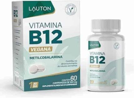 Vitamina B12 Metilcobalamina 9,94 Mcg Vegano 60 Ca Lauton