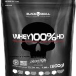 Whey 100% Hd - 900G Refil Cookies e Cream, Black Skull