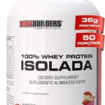 Whey Protein 100% Isolada Morango 2kg - Bodybuilders