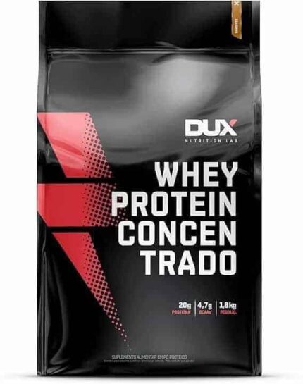 Whey Protein Concentrado Banoffee Refil 1.8kg – Contribui Para o Ganho Muscular Hipertrofia – Dux Human Health