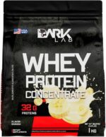 Whey Protein Concentrado Dark Lab, 1kg, Banana, Ganho de Massa Muscular