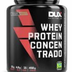 Whey Protein Concentrado Doce de Leite Pote 450g – Contribui para o Ganho Muscular Hipertrofia – Dux Human Health