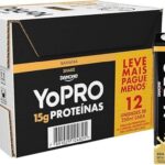 YoPRO Bebida Láctea UHT Banana 15g de proteínas 250ml - 12 unidades