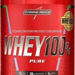 ntegralmédica - Whey Protein Concentrado Chocolate 100% Pure - 21g de Proteína por Scoop, Suplementação Alimentar Pós-Treino, Fórmula Enriquecida com BCAAs - Pote 900g